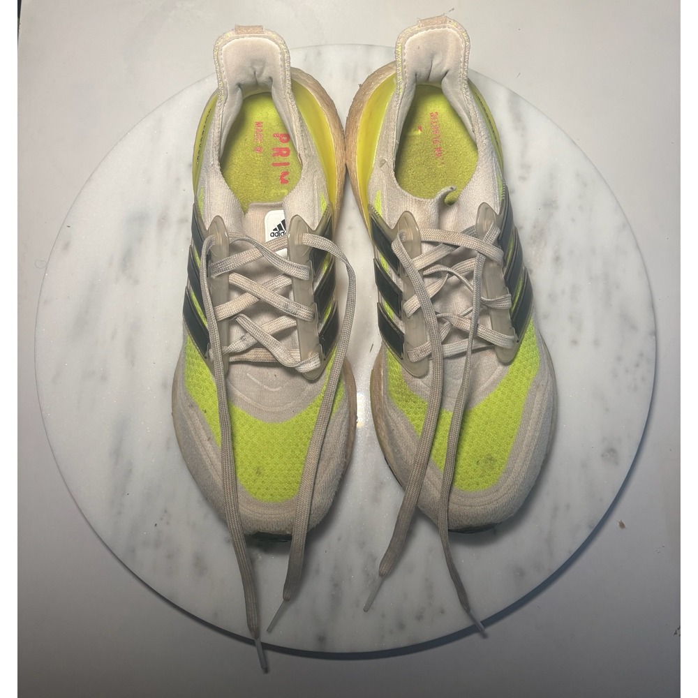 Adidas Ultraboost 21 Womens Running Shoes Solar‎ Yellow White FY0401